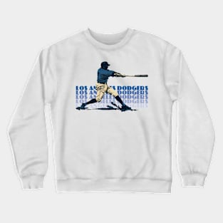 Retro LA Dodgers Slugger Crewneck Sweatshirt